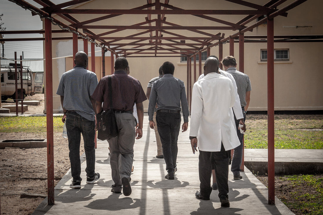 SURG-Africa training team visiting Namwala district hospital in Zambia.